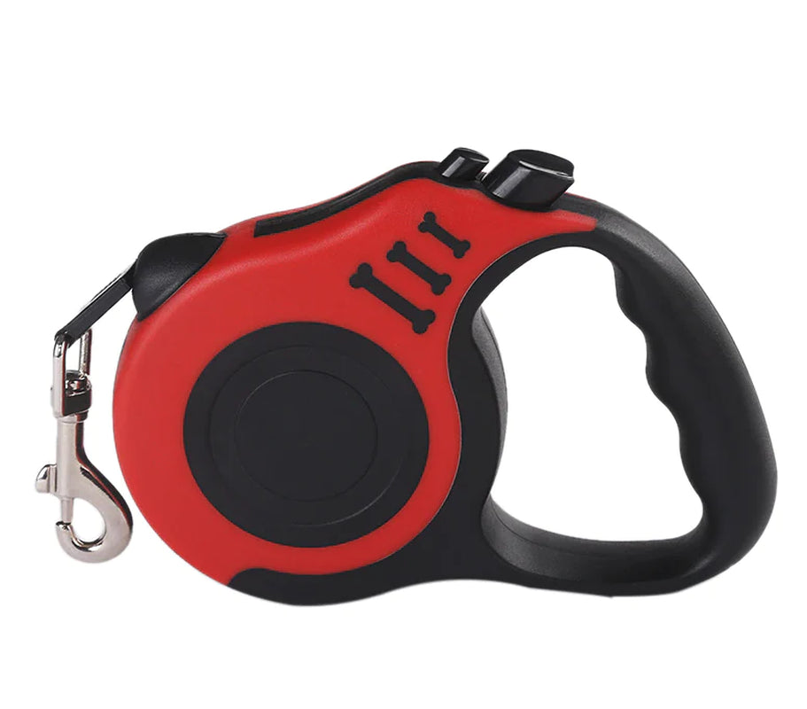 16.5FT Automatic Retractable Dog Leash with Pet Collar - Free Walking Lead (US)