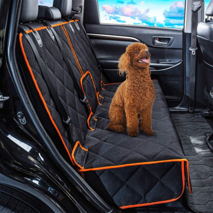 Heavy-Duty Waterproof Car Seat Protector, 52” x 50” - Ideal for Family Cars and SUVs, Scratch-Resistant Non-Slip Dog Seat Cover for Back Seats