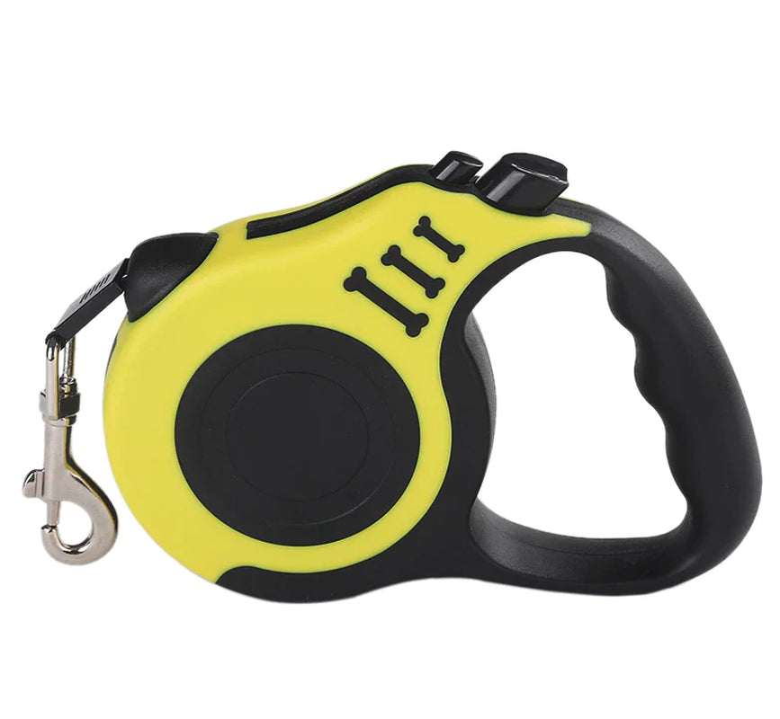 16.5FT Automatic Retractable Dog Leash with Pet Collar - Free Walking Lead (US)