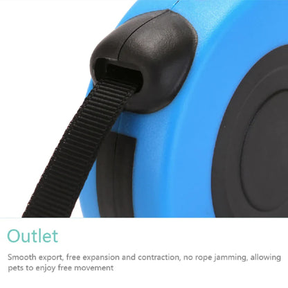 16.5FT Automatic Retractable Dog Leash with Pet Collar - Free Walking Lead (US)