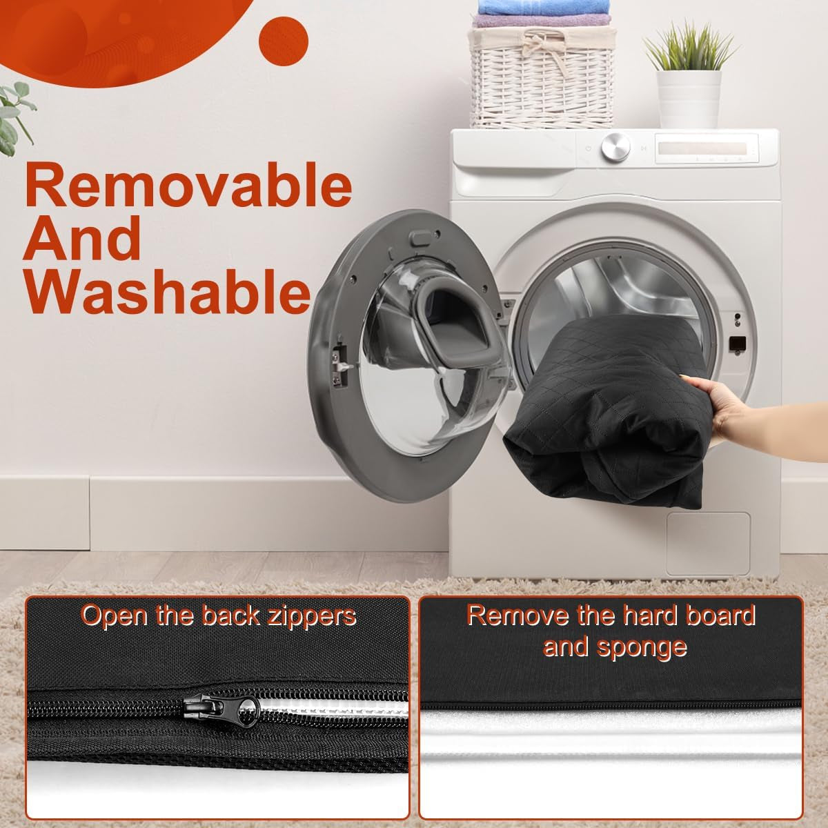 Premium Dog Car Seat Cover and Hammock for Backseat Protection in Cars, Trucks, and SUVs - Durable, Non-Inflatable Design with Hard Bottom Support