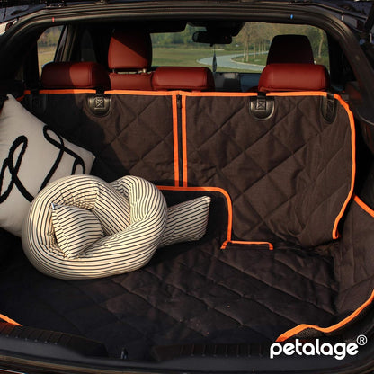 Heavy-Duty Waterproof Car Seat Protector, 52” x 50” - Ideal for Family Cars and SUVs, Scratch-Resistant Non-Slip Dog Seat Cover for Back Seats