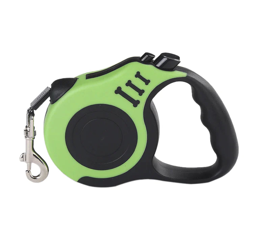 16.5FT Automatic Retractable Dog Leash with Pet Collar - Free Walking Lead (US)