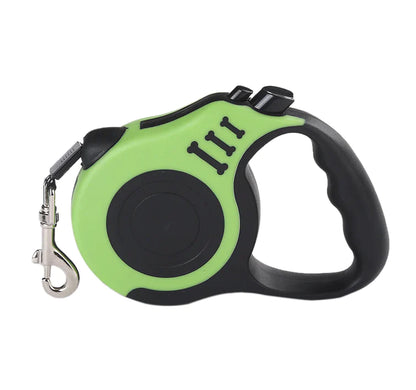 16.5FT Automatic Retractable Dog Leash with Pet Collar - Free Walking Lead (US)