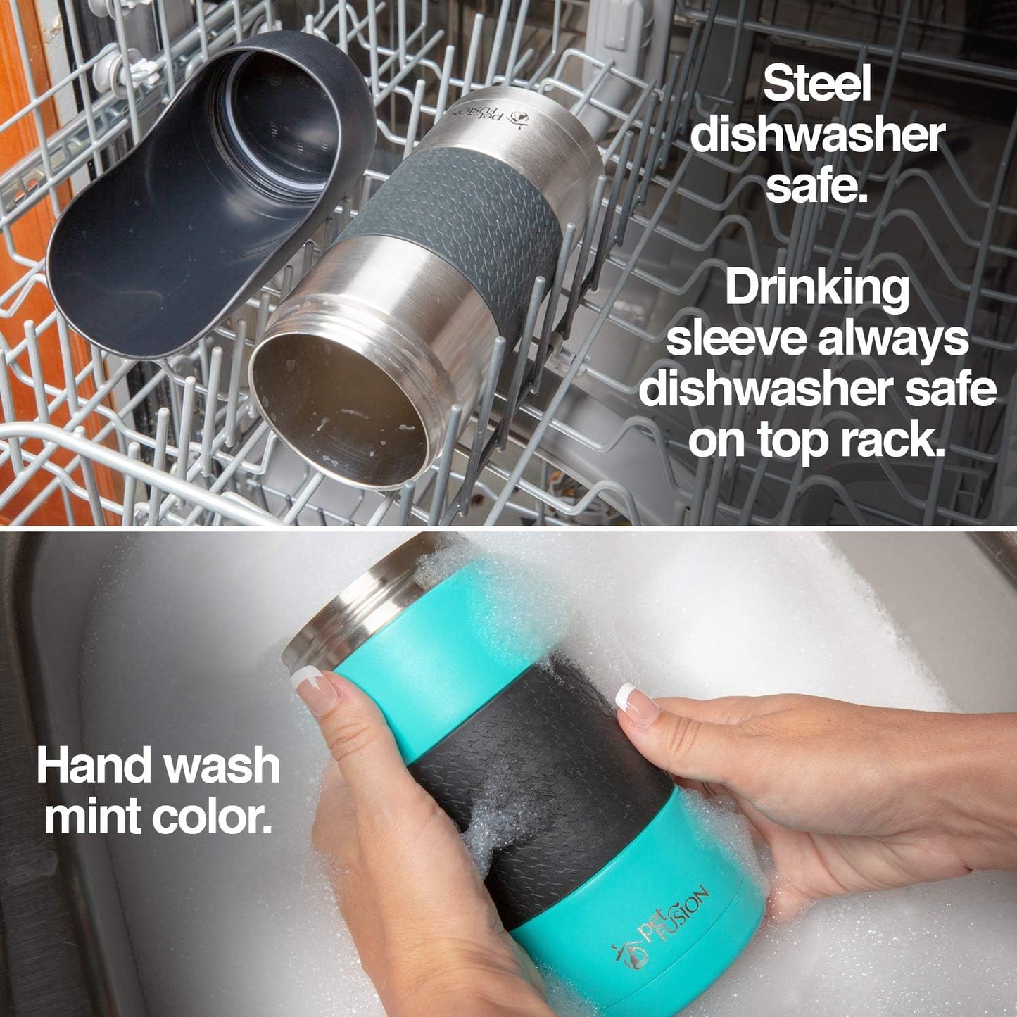 Portable Insulated Dog Water Bottle and Dispenser - 22 oz Stainless Steel Travel Companion for Optimal Temperature Maintenance