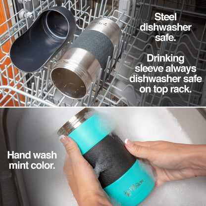 Portable Insulated Dog Water Bottle and Dispenser - 22 oz Stainless Steel Travel Companion for Optimal Temperature Maintenance