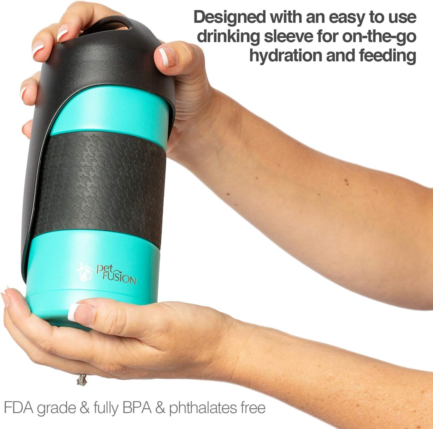 Portable Insulated Dog Water Bottle and Dispenser - 22 oz Stainless Steel Travel Companion for Optimal Temperature Maintenance