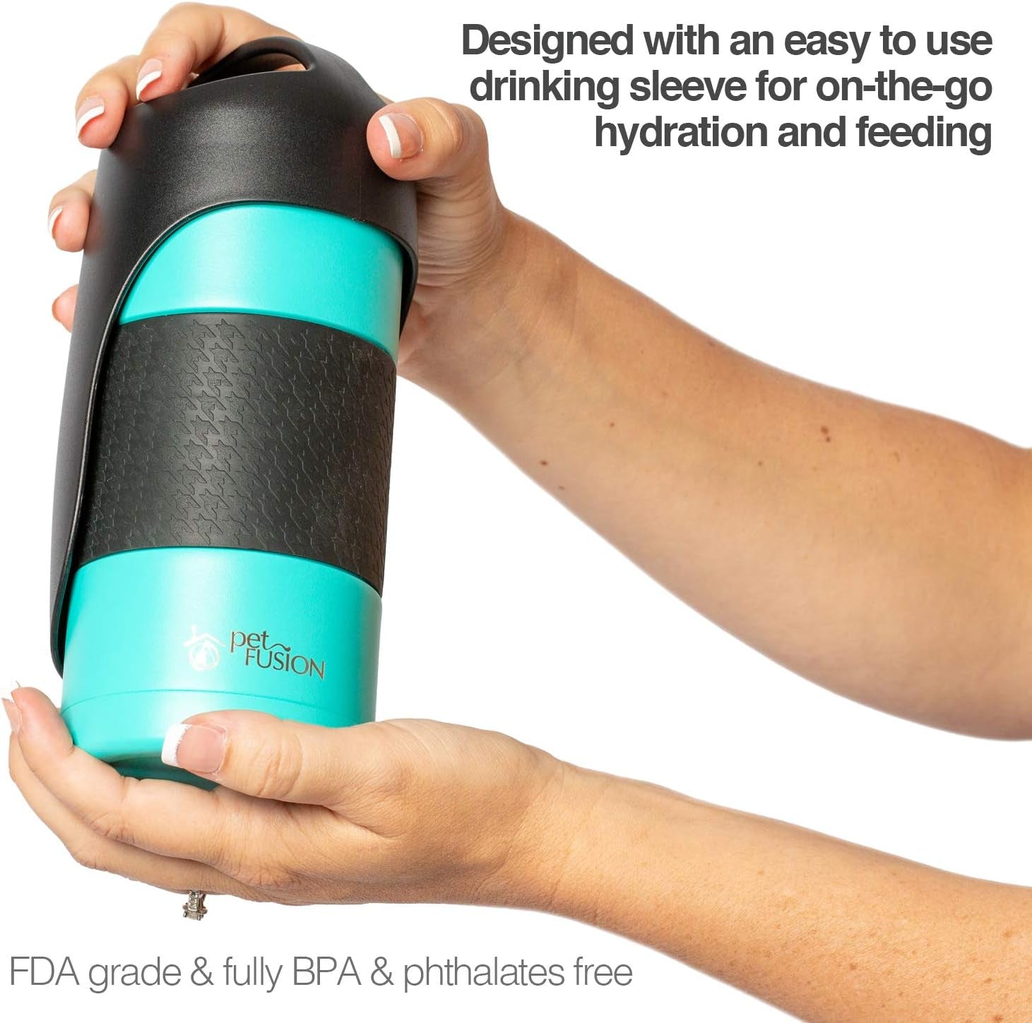 Portable Insulated Dog Water Bottle and Dispenser - 22 oz Stainless Steel Travel Companion for Optimal Temperature Maintenance