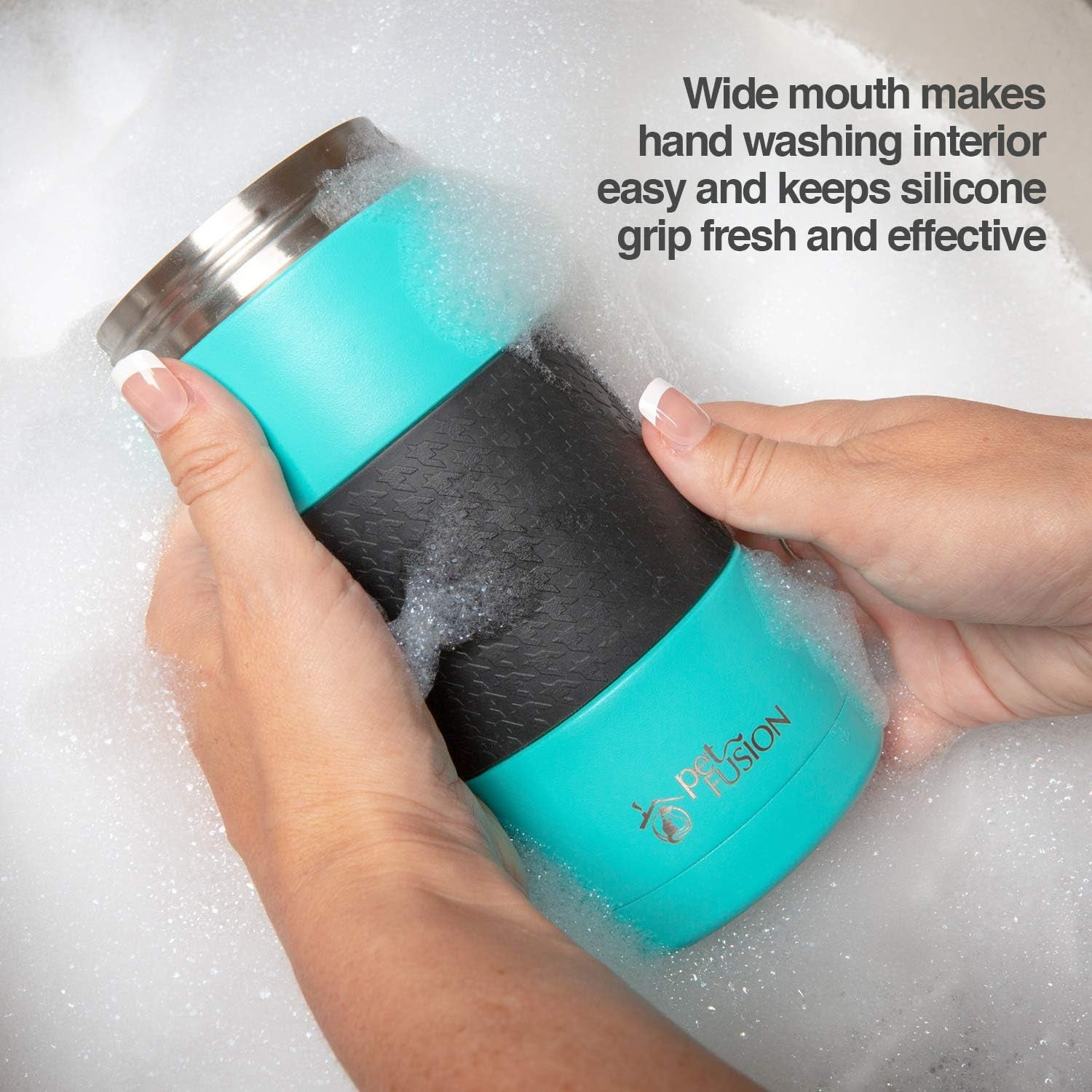 Portable Insulated Dog Water Bottle and Dispenser - 22 oz Stainless Steel Travel Companion for Optimal Temperature Maintenance